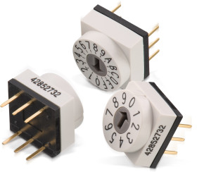 Przełącznik obrotowy Dźwignia obrotowa Nie DPST Wurth Elektronik