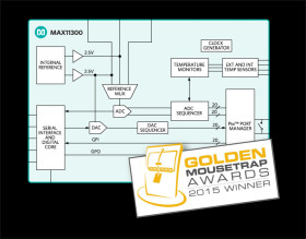PIXI, 20-Port Programmable Mixed-Signal I/O with 12-Bit ADC, 12-Bit DAC, Analog Switches, and GPIO