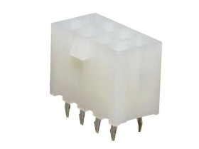 Wtyk PCB 8-pinowe raster: 4.2mm 2-rzędowe Molex Przewlekany 9.0A 600.0 V.