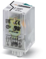 Relay, 3 Form C (NO/NC), 110 V (DC), 30 A, 250 V (DC), 250 V (AC), monostable, 2908898