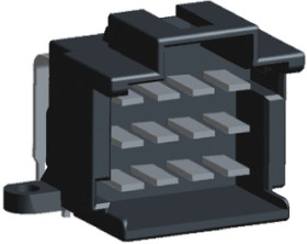 Złącze samochodowe 12-pinowe TE Connectivity 3-rzędowe Timer raster: 5.0mm Przewlekany Lutowane