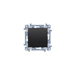 Przycisk zwierny uniwersalny CP1C.01/49 szybkozłącza czarny mat Simon10 Kontakt-Simon