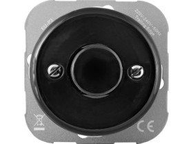 Ściemniacz oświetlenia LED Retro ceramic, max. 300W (150W LED), czarny