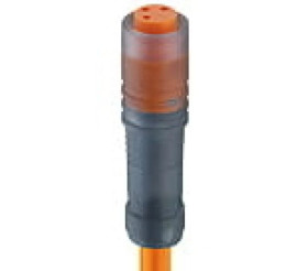 Kabel konfekcjonowany sensor/aktuator M8 jednostronnie zakończony 3-polowy żeńskie proste złącze RKM 3-06/2 M