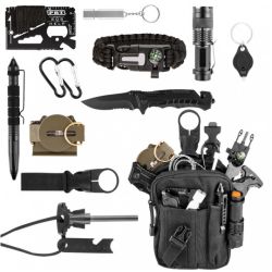 Zestaw survivalowy 14 w 1 w saszetce 63-153 NEO
