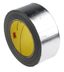 Taśma metalizowana szerokość 50mm Taśma aluminiowa grubość folii 0.19mm 3M wytrzymałość termiczna +316°C 5,7 N/cm