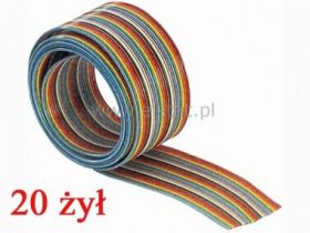Przewód TLWY20 x 0,1 mm wielokolorowa taśma