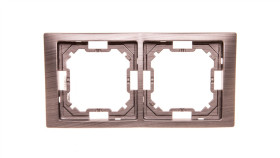 Simon Basic Neos Ramka Podwójna Tytanowy Bmrc2/052