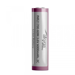 Akumulator litowo-jonowy Akyga AKY2185 INR21700-60M 2C Li-Ion 3.6V / 6000mAh