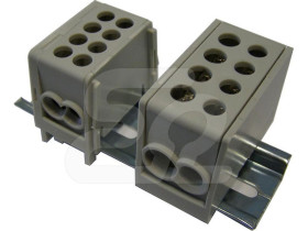 Blok rozdzielczy kompaktowy 1-biegunowy BRC 25-1/2 TH35 R33RA-02030000101 ERGOM