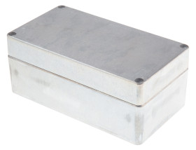 Obudowa Aluminium odlewane szerokość zew. 120 mm długość zew. 220 mm wys. zew. 91 mm RS PRO IP66 Srebrny