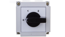 Łącznik Krzywkowy 0-1-2 2P 10A W Obudowie 4G10-252-Pk