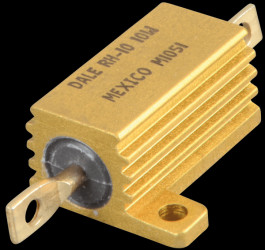HS10 10R J wirewound resistor, axial, 10 W, 10 Ohm, 5