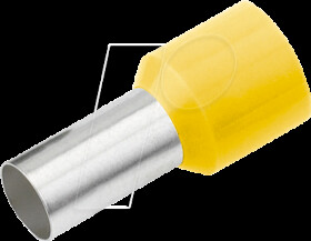 187217 Aderendhülse isoliert 1,5 mm²/6 mm, verzinnt, rot, 100er Pack