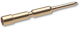 Pin contact, 0.14-1.0 mm², AWG 26-18, crimp connection, gold-plated, 72400001