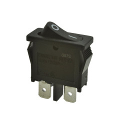 Przełącznik MR-H10C5W-NBBB-1FNC ON-OFF 1tor czarny bez podsw. wąski