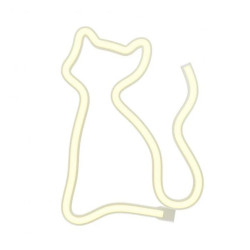 Neon LED KOT ciepły biały Bat + USB FLNEO3 Forever Light