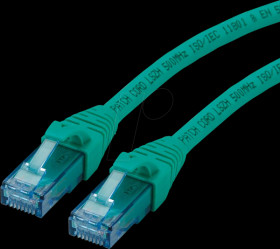 21152738 Patch cable Cat. 6a UTP, LSOH, green, 15 m