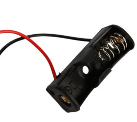 Koszyk na baterie 1xA23 (12V) z kablem