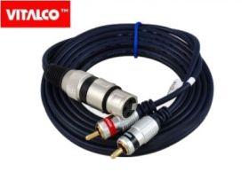 PRZEWOD XLRX2RCA 1,5M MKR08