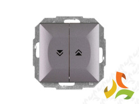 PERŁA Wyłącznik żaluzjowy antracyt metalik WP-11P ABEX