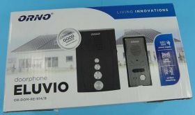 ZESTAW DOMOFON JEDNORODZ.ELUVIO-ORNO BK