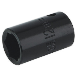 Sealey IS3812 Impact Socket 12mm 3/8&quot;sq Drive