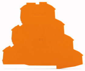 End/Intermediate plate for terminal block, 2002-4192