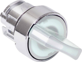 Schneider Electric ZB4BK1413 ZB4BK1413 Element czołowy przełącznika wyboru resetowalny (Ø) 22 mm chrom, biały 1 szt.