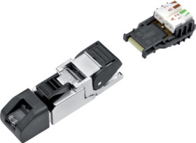 Plug, RJ45, 8 pole, 8P8C, Cat 6A, IDC connection, cable assembly, 99 9687 814 08