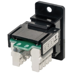 TUK Ltd KSH66Bpm RJ12 6p6c Low Profile Panel Mount Socket