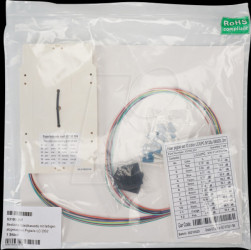 53100.207 Splice cassette, assembled, pigtails LC OS2