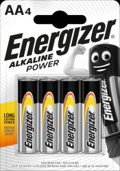 4 x Bateria alkaiczna ENERGIZER ALKALINE POWER LR6 AA
