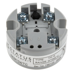 Przetwornik temperatury wy: Termopara typu K, J lub T 10 → 30 V DC