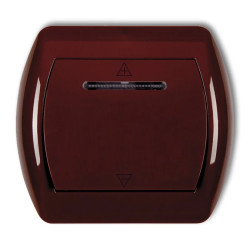 TREND Sterownik roletowy sterowany dotykiem i dowolnym pilotem brązowy 4SR-1