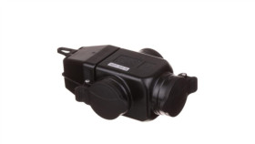 Rozgałęźnik Na Kabel Potrójny Z Gumy Ip44 3X16a 3500W - 3X Gniazdo...