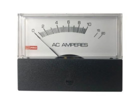 Amperomierz analogowy panelowy 20 (Input)A AC 0C do +60C RS PRO