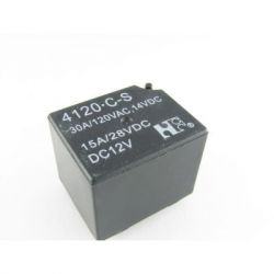 JQC41C12V, przekaźnik 30A, styk (1C), cewka 12VDC
