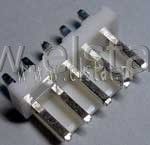 PWZ 05S Złącze męskie 5 stykowe proste 3,96mm