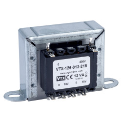 Vigortronix VTX-126-012-215 Chassis Transformer 230V 12VA 15V&#x2B;15V
