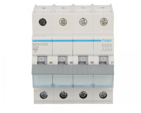 Wyłącznik nadprądowy 4P C 20A 6kA AC MCN420E