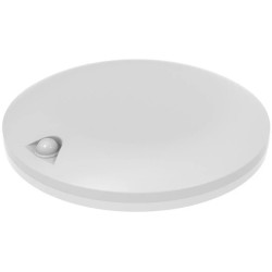 Plafon okrągły natynkowy LED 18W 1800lm 4000K IP54 biały barwa NW biała neutralna z czujnikiem ruchu biały Lumilight