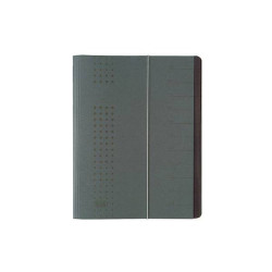 Elba 400001032 Chic Organiser Grey A4 Cardboard 12 Compartments