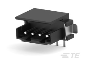 Listwa stykowa PCB 4-pinowe AMP CT raster: 2 mm Pionowy 1-rzędowe TE Connectivity Płyta125 V W osłonie