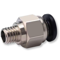 Szybkozłączka PTFE Bowden PC4 M6 średnica 4mm Drukarka 3D Stal Nierdzewna