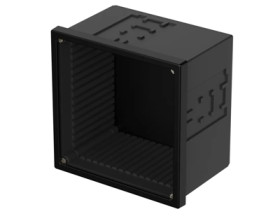 PPE/PS enclosure kit, (L x W x H) 96 x 96 x 63 mm, black, IP40, 17960601.MT2