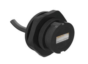 Złącze USB Montaż na kablu Żeński 2.0