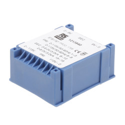 Transformator do druku 2 x 9V ac 115 → 230V ac 2 wyjścia Do montażu na płytce drukowanej 6VA