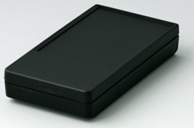 PMMA Pocket enclosure, (L x W x H) 85 x 46 x 16 mm, black (RAL 9005), IP54, A9070219