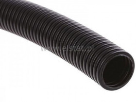 Rura Karbowana RG 14/18 peszel, czarny całkowity
